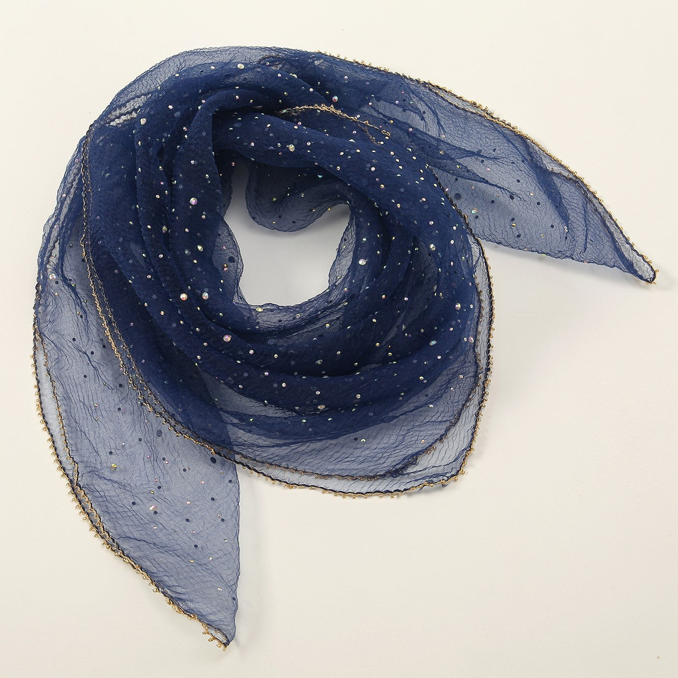 Avina Crystal Silk Scarf