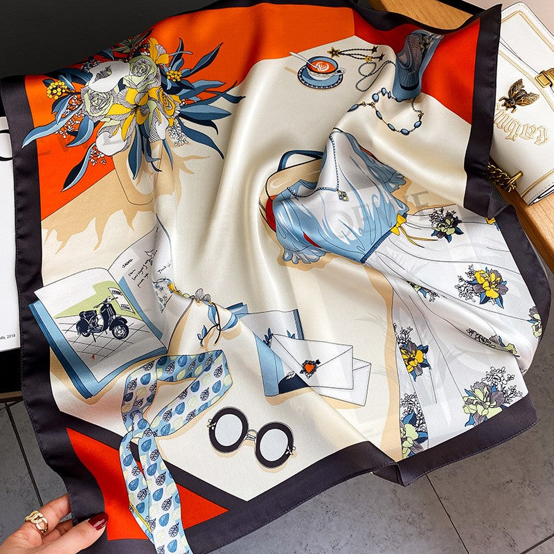 Solari Silk Square Scarf